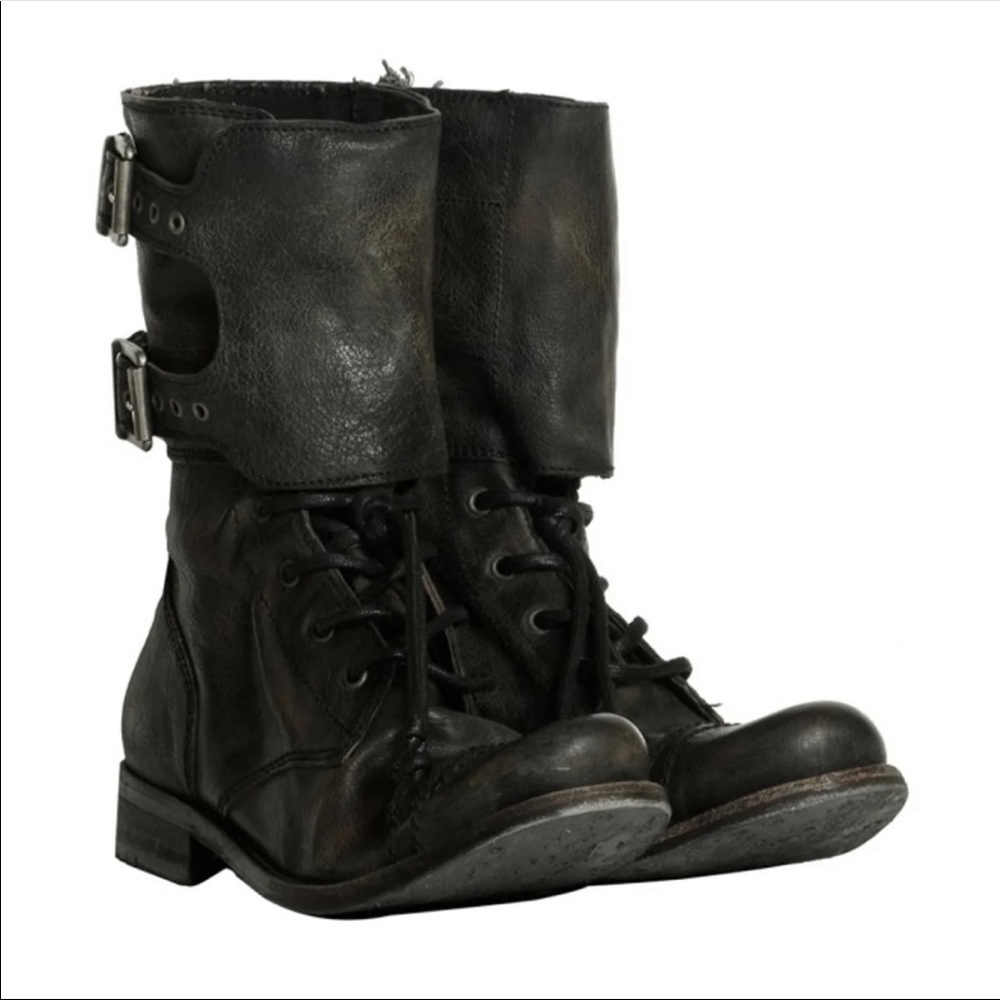 All Saints Damisi leather boot black 38
